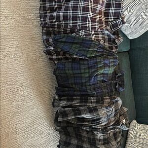 Lot of 3 Men’s Flannel Shirts - large